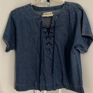 Madewell - denim blouse